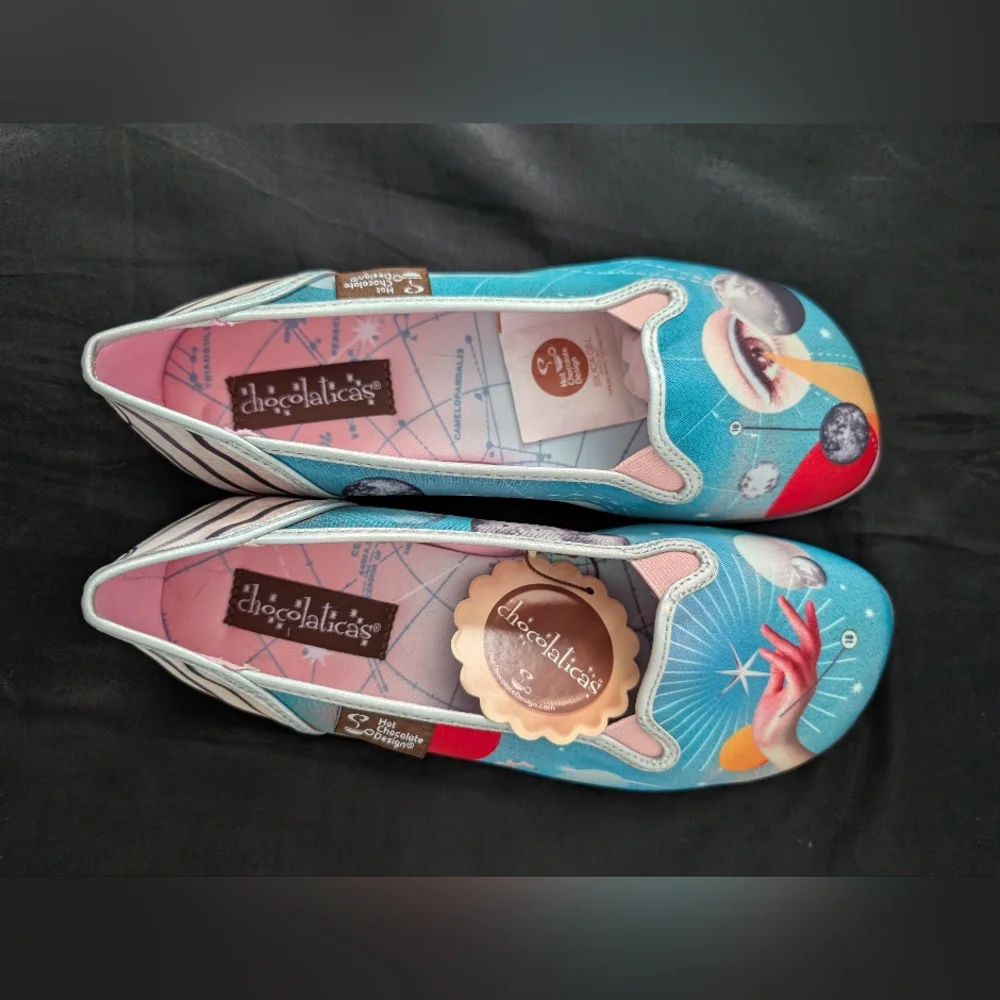 Astrology Slip Ons Hot Chocolate Design - Picture 3 of 5